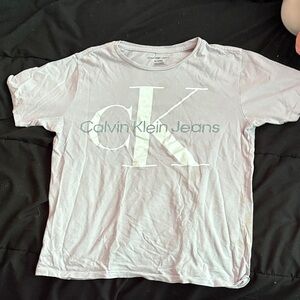 Calvin Klein Kids Gray T-Shirt with Logo